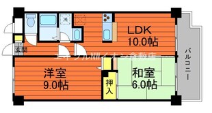 セザール倉敷の物件間取画像